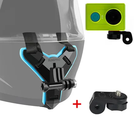 For yi sony Go Pro 7 8 мотоциклетный шлем подбородок стенд держатель для Gopro Hero 6 5 Dji Osmo Полный лицевой ремень для Xiaomi Yi Sjcam аксессуары - Цвет: For yi sony