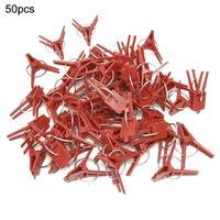 50 pcs quality plants graft clips plastic fixing fastening fixture clamp garden tools for cucumber eggplant watermelon grafting