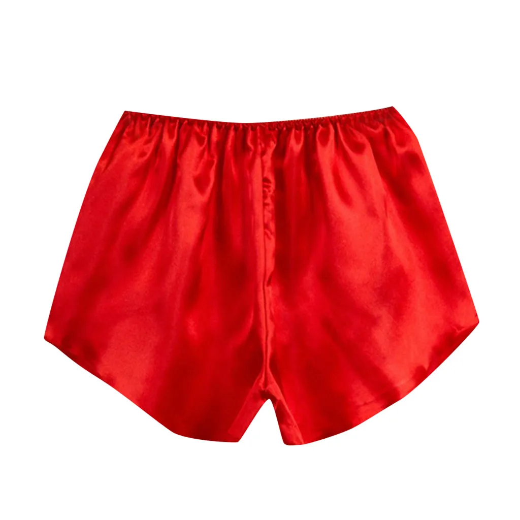 Новые удобные женские шорты модная атласная пижама боксеры pantalon corto mujer verano #