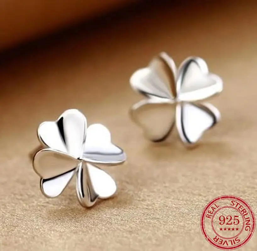 Серьги дружбы YW Marquise женские блестящие серьги из серебра 925 пробы с листьями