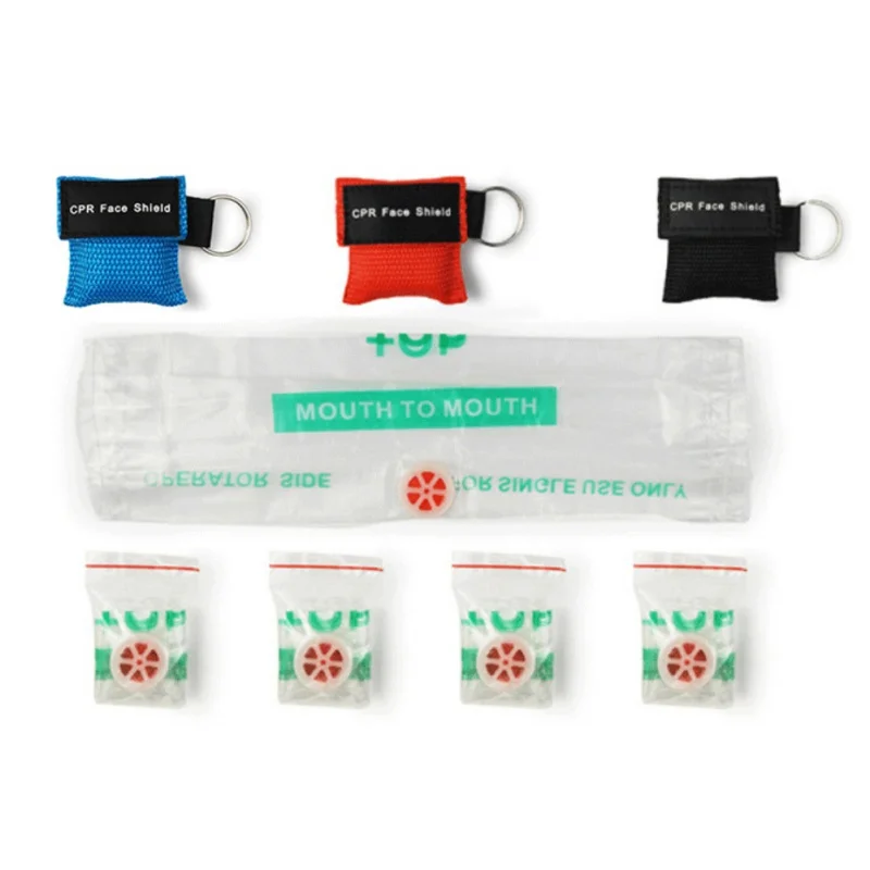 Практичные CPR маски Cpr лицевой щит рот в дыхательная маска обучение на открытом