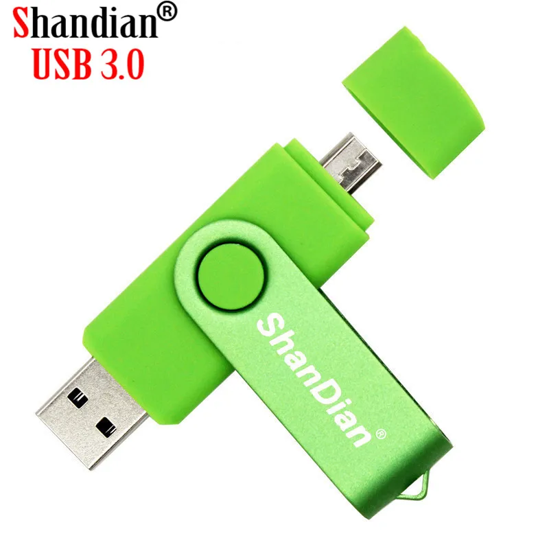 SHANDIAN флэш накопитель USB 3 0 OTG 4 ГБ 8 16 32 64 ГБ|USB флэш-накопители| |