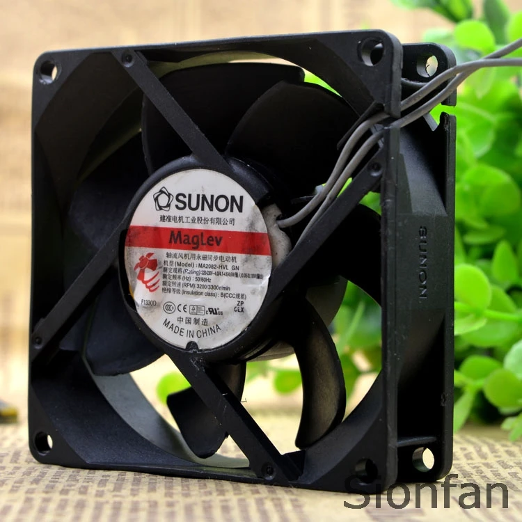 Оригинальный SUNON MA2082-HVL.GN 80*80*25 8 см 8025 220V 4 6 Вт переменного тока вентилятора Тесты