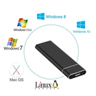 Корпус для жесткого диска USB3.1 Type C на M.2 NGFF, корпус для SSD M2 на USBC, чехол для мобильного жесткого диска, чехол для жесткого диска 2230224222602280 с кабелем