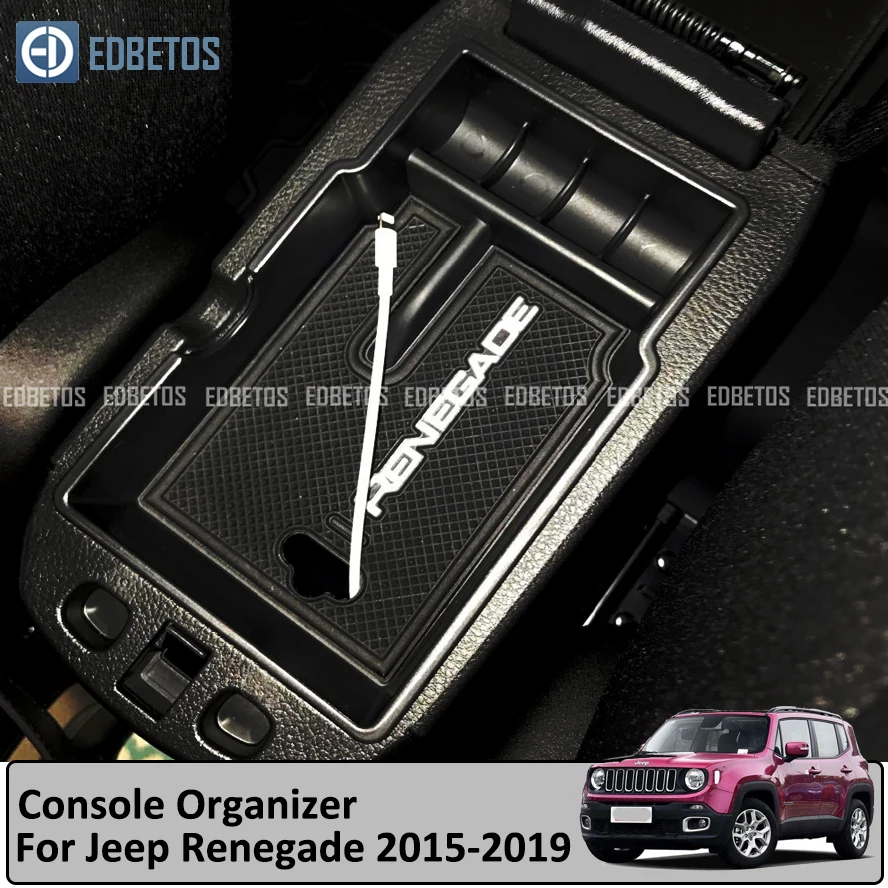 Подлокотник для хранения перчаток для Jeep Compass- Jeep Renegade- центральная консоль Органайзер лоток интерьерные аксессуары