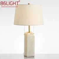 86light modern luxury table lamp design white marble e27 desk light home led decorative for foyer living room office bedroom