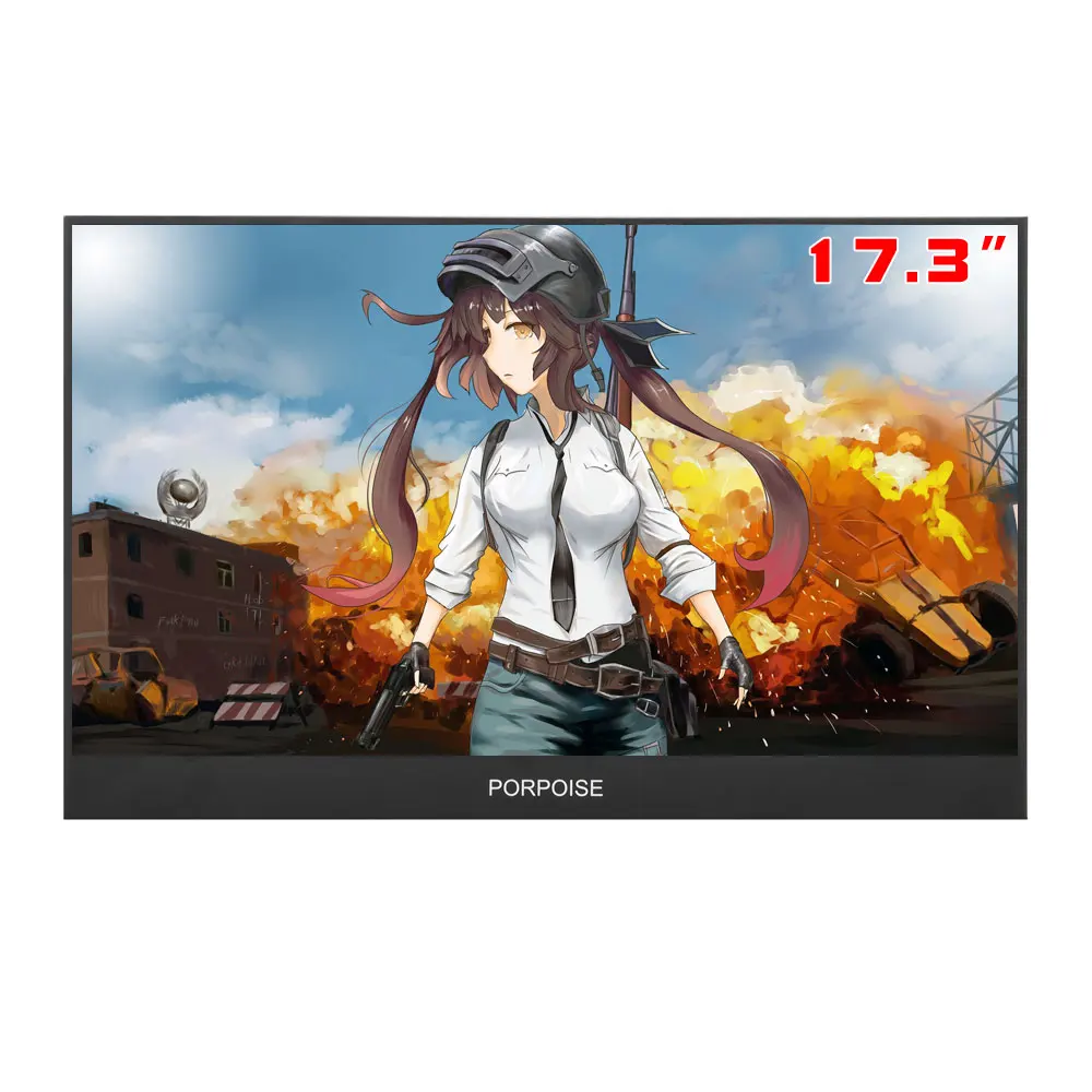 17,3-inch портативный монитор узкая сторона расширение компьютера 1080 p