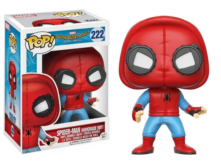 FUNKO POP Marvel Человек паук Железный человек Тони Старк Коллекционная модель фильма
