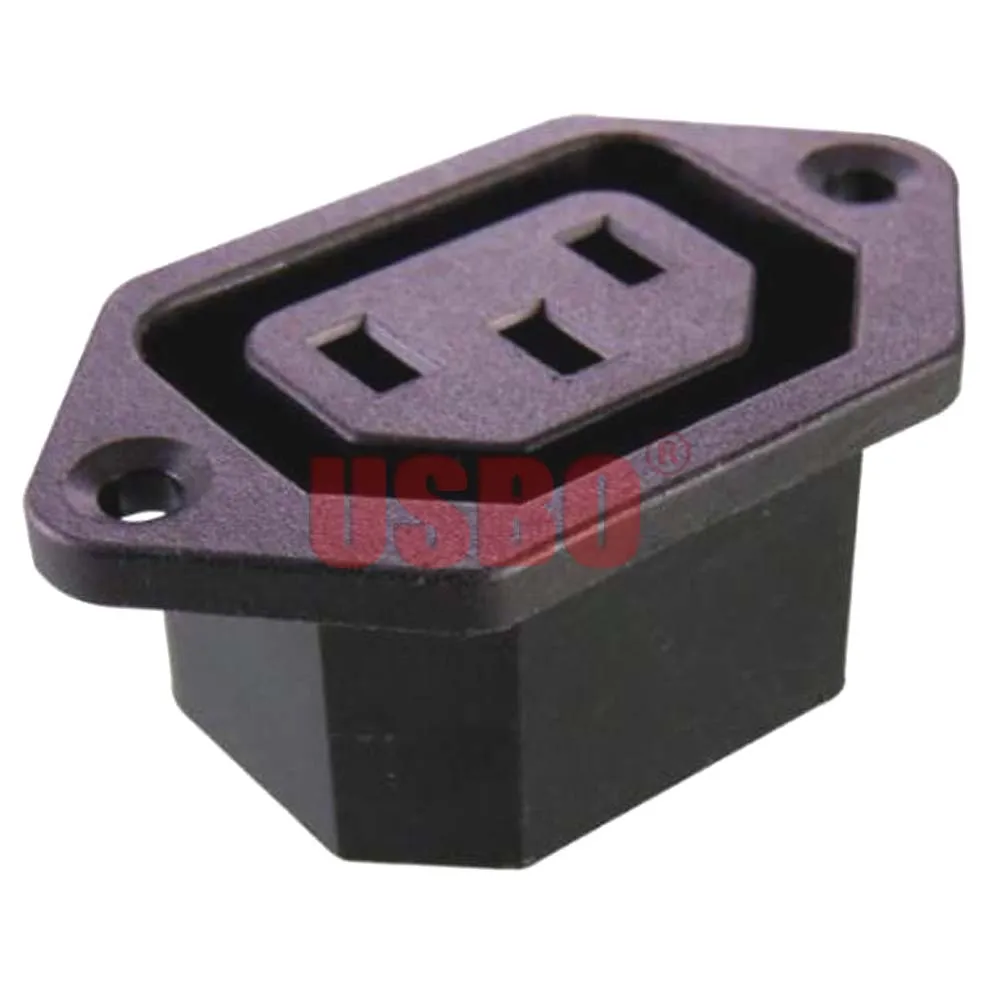 Универсальная розетка переменного тока из черной меди 10 А 250 В|power socket|socket aac power