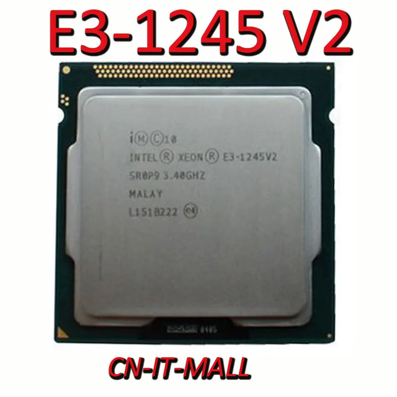 

Intel Xeon E3-1245 V2 CPU 3.4GHz 8M 4 Core 8 Threads LGA1155 Processor