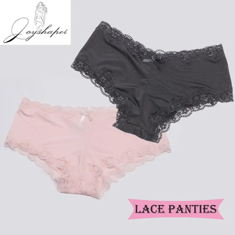 Кружевные трусы Woweny 2 шт. сексуальное нижнее белье для женщин дышащее с бантами