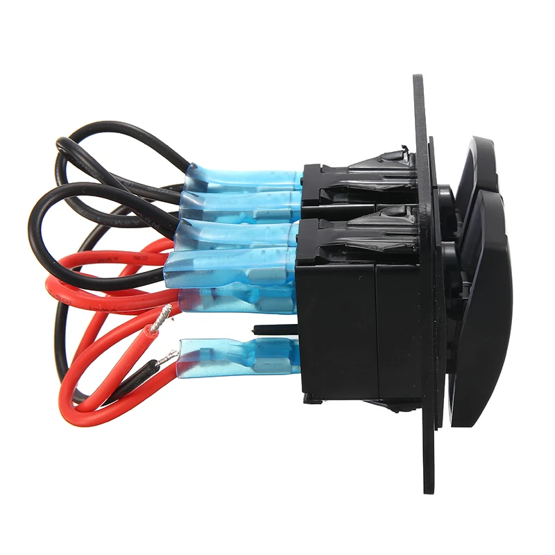 1 шт. универсальная синяя панель перекидного переключателя светодиодсветильник