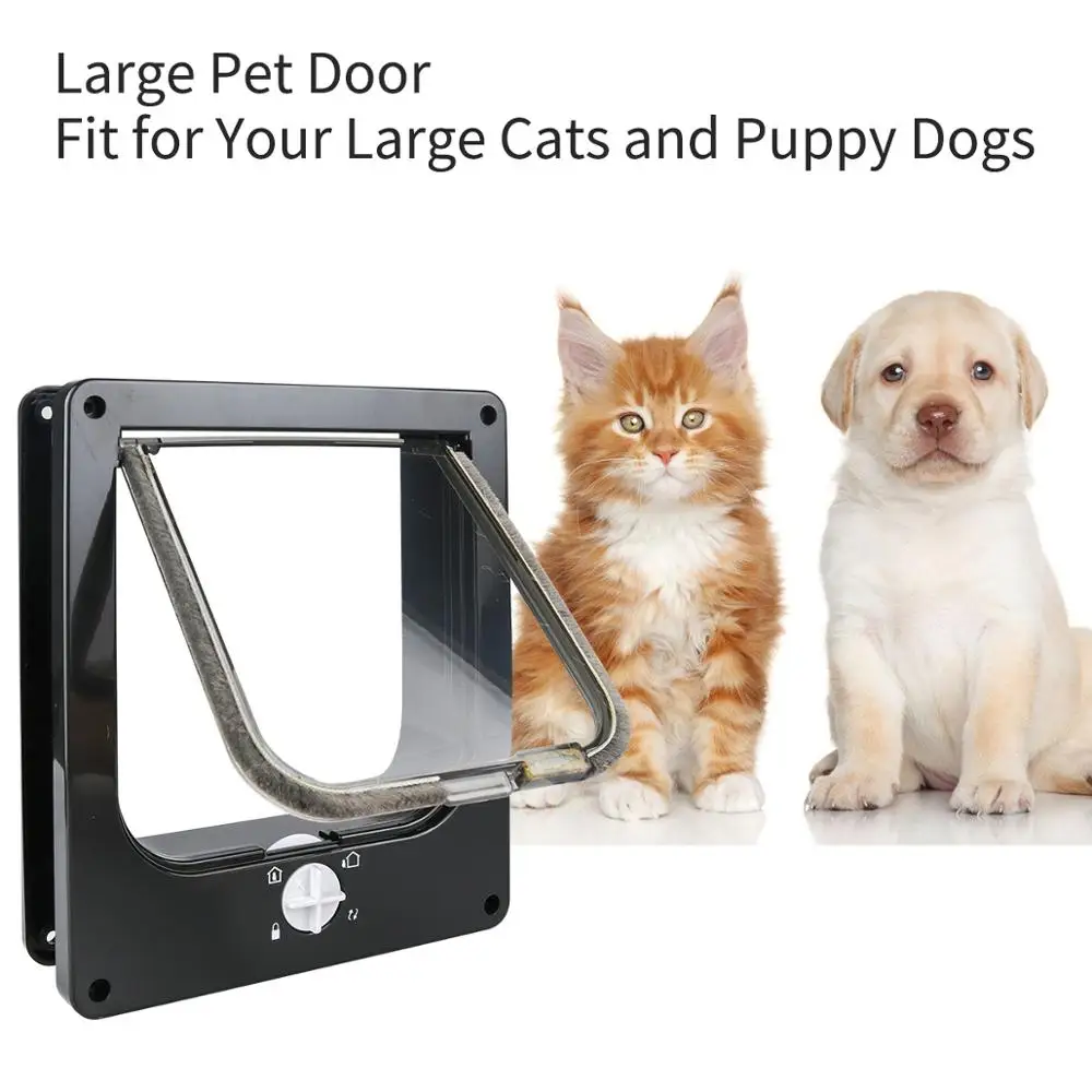 1 шт. Новые Cat лоскут двери 4 способа запираемый Pet для маленьких собак котенок