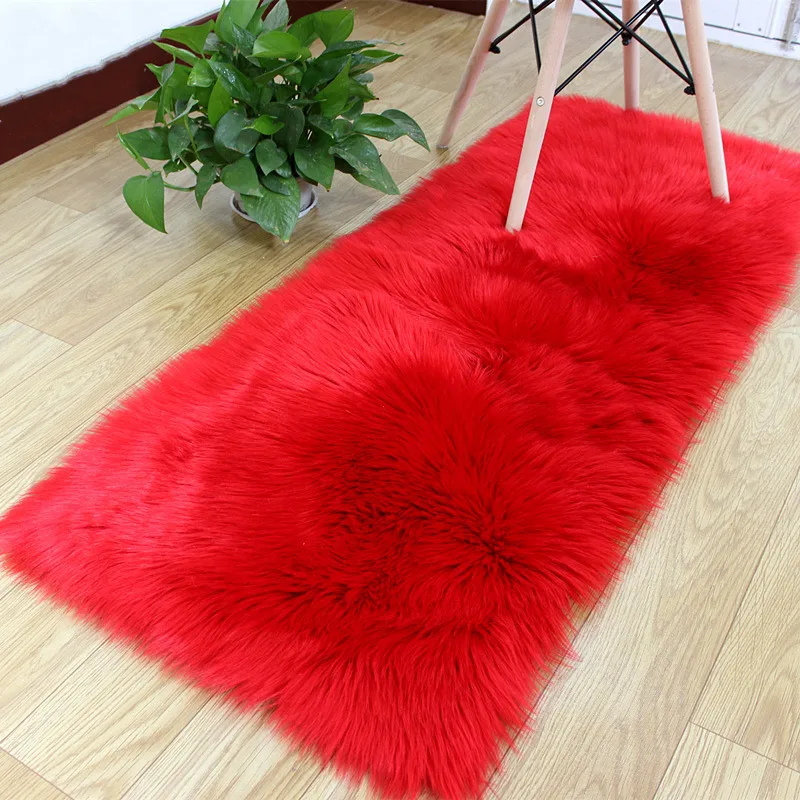 Современная Гостиная для дома спальня искусственная шерсть большой размер
