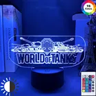 Светодиодный ночсветильник с изменяющимся цветом и сенсорным датчиком, детский Декор для спальни, игра, приз идеи, Usb, настольная лампа, подарок