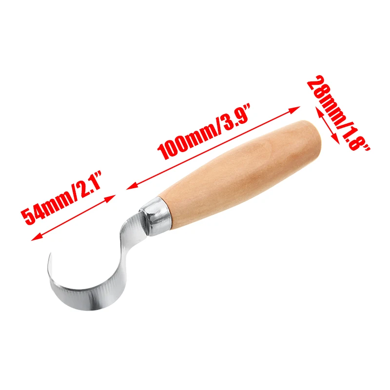 1 шт. нож для резьбы по дереву из нержавеющей стали резак ложка инструменты