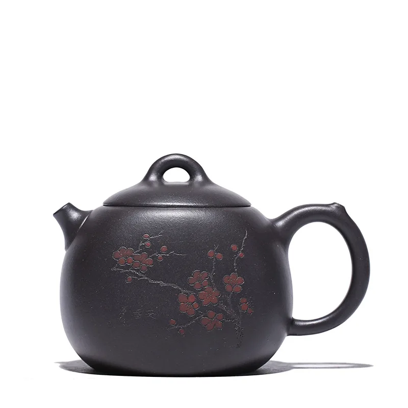 

Zisha teapot tea set original black mud Tianxiang teapot Cao Zhigang handmade teapot