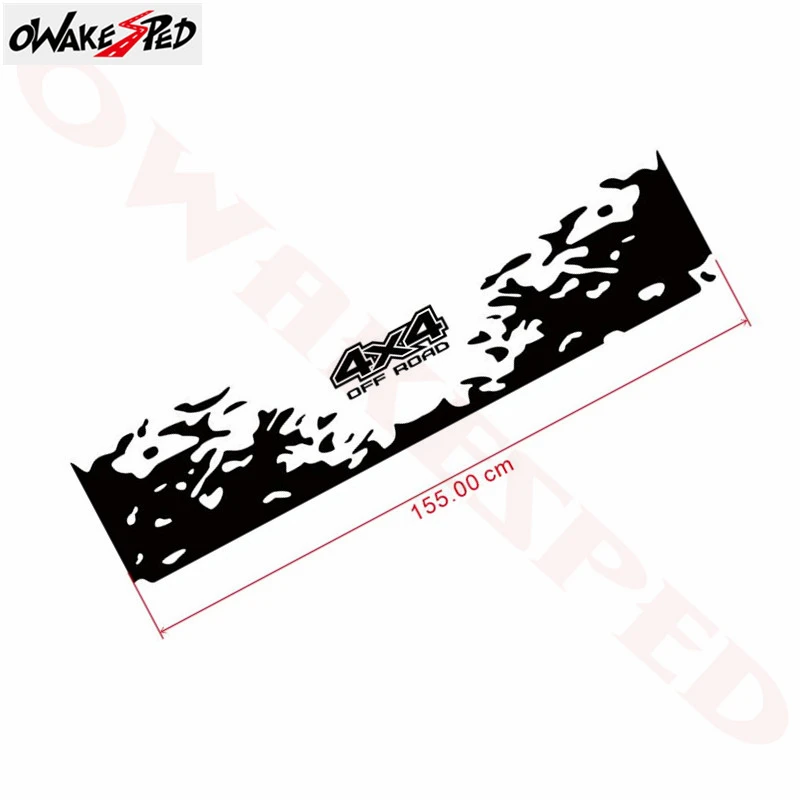 Стикеры для стайлинга автомобиля 4X4 внедорожная графика виниловые наклейки