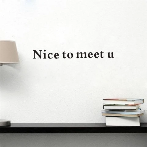 8 видов стилей слова имеют хороший день наклейки на стену домашний Декор Гостиная