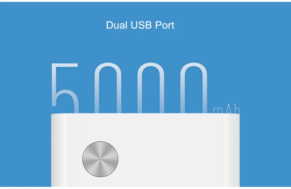 Xiaomi 2 в 1 5000 мАч быстрая зарядка банк питания с USB зарядное устройство для samsung Xiaomi huawei
