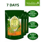 Mulittea Detox травяной напиток Teabag очиститель для кистевой кишки Здоровый Уход сжигание жира сжигание тонкого живота потеря веса продукт для похудения