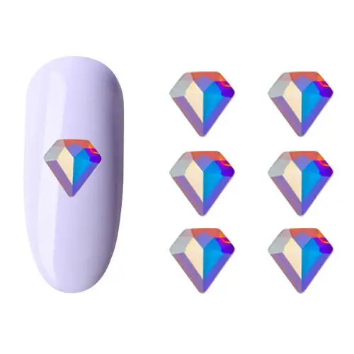10 шт./пакет 3D Стразы украшения для ногтей хрустальные драгоценные камни