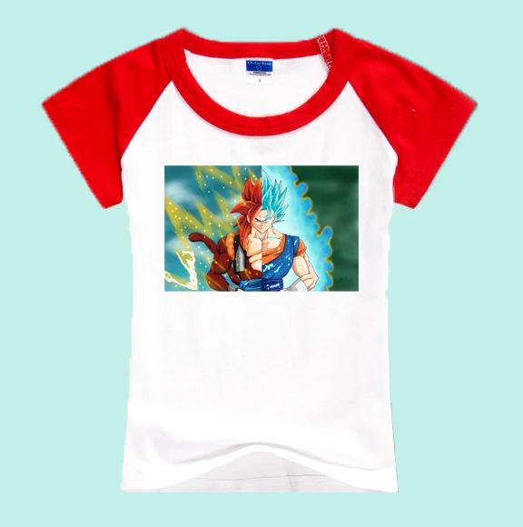 Детская футболка с героями мультфильмов BJN Повседневная для мальчиков аниме