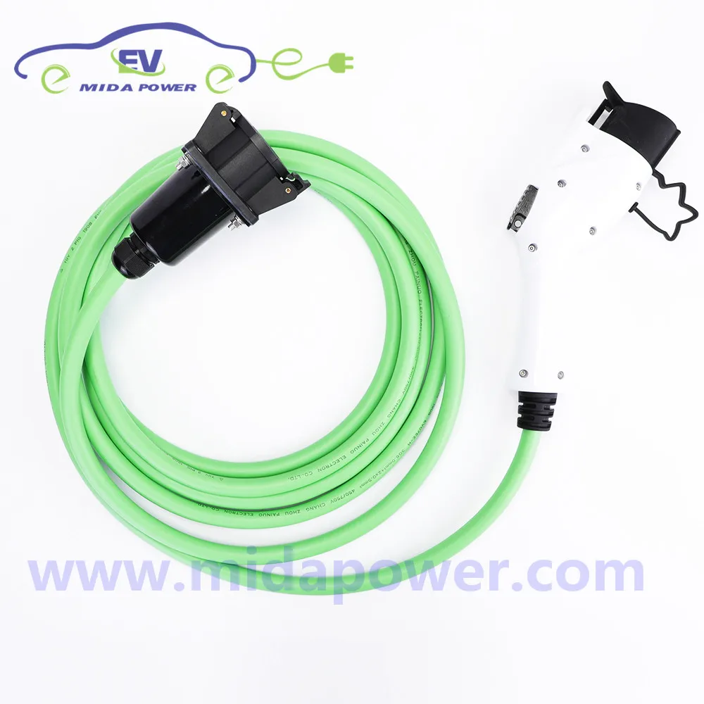 Адаптер DUOSIDA EV 10 метров 32 Ампер EVSE SAE J1772 тип 1 EV разъем зарядного устройства для 1 EV разъем для зарядки электромобиля