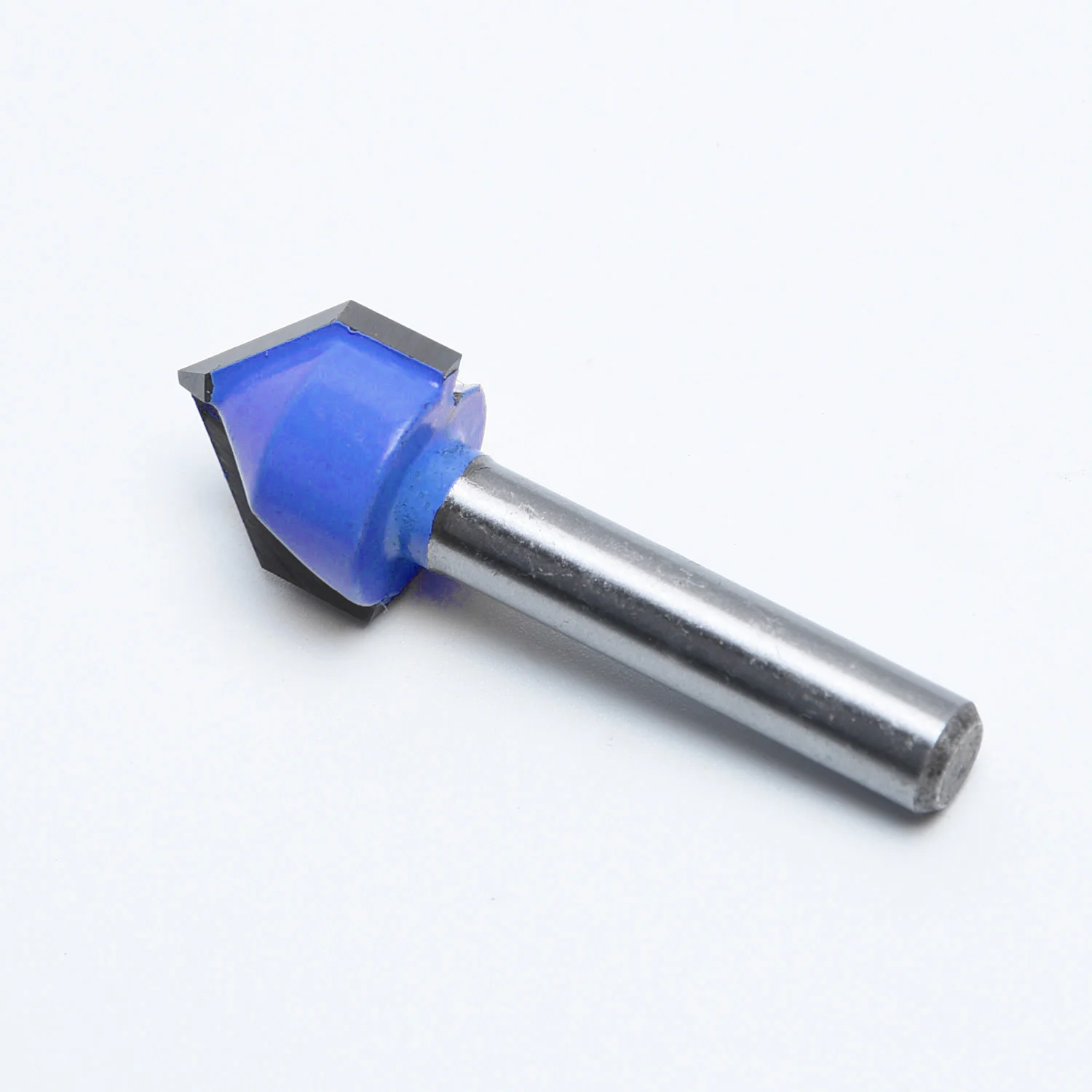 

1Pcs 1/4" Shank 90 Degree V Groove Template Router Bit - 5/8"X 17.3mm High Stength Metal Material Wear-Resistant Router Bit