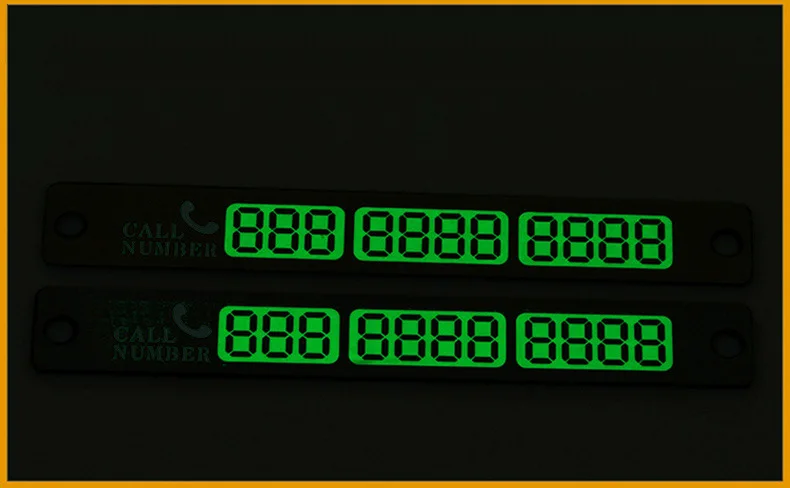 Доска для автомобильной деятельности ABS владелец мобильный телефон номер