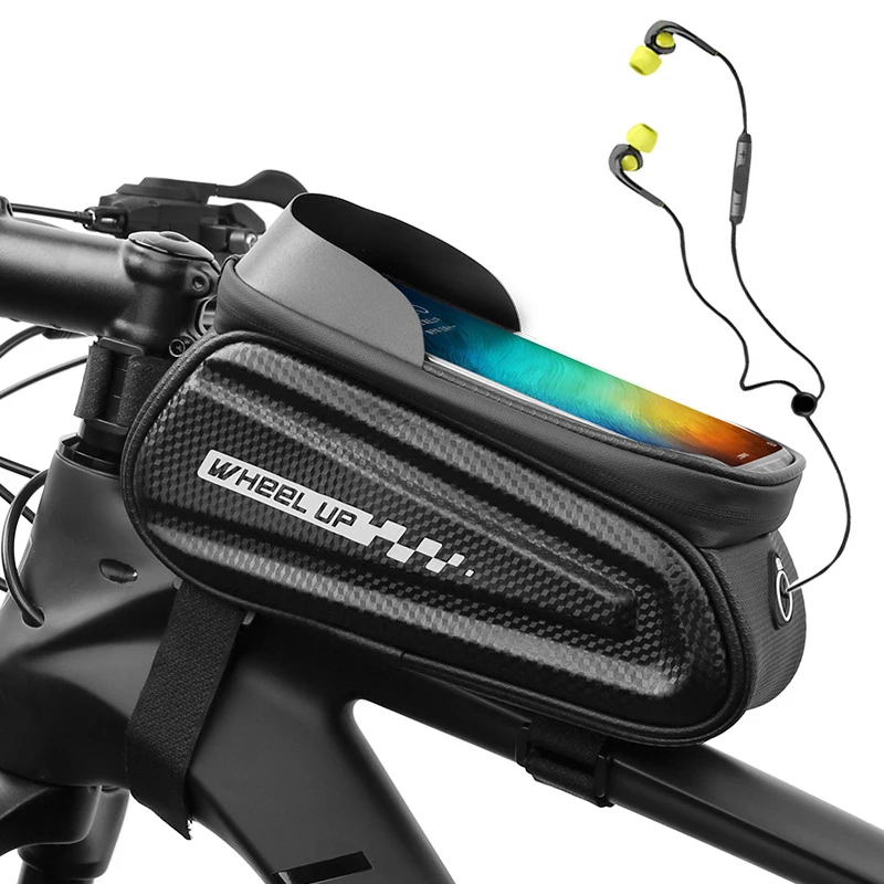 

YeSKOO MTB Bike Frame Bag High Capacity Bicycle Front Top Tube Bag Rainproof Touchscreen Cell Phone Bag Case Cycling Accessories