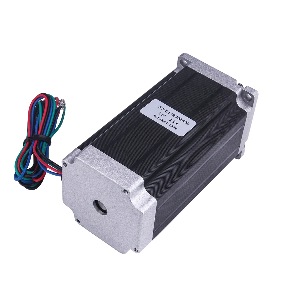 NEMA23 шаговый двигатель 57x112 мм 4-свинец 3A 3N. М/Nema 23 шаговый двигатель 112 мм 428Oz-in для 3D принтер для гравировальный станок с ЧПУ, фрезерный станок с ЧПУ