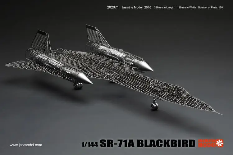 Модель Jasmine kit 1/144 SR-71A BLACKBIRD 202071 пластиковая модель | Игрушки и хобби