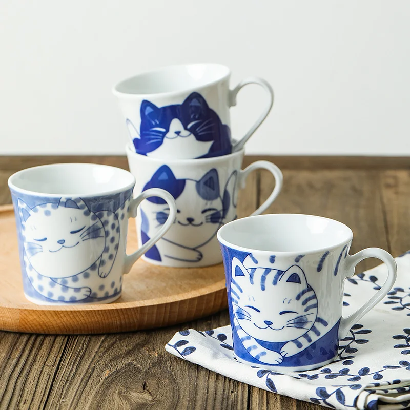 Забавная кружка в виде кошки 9 унций 290 мл милая кофейные кружки креативная чашка