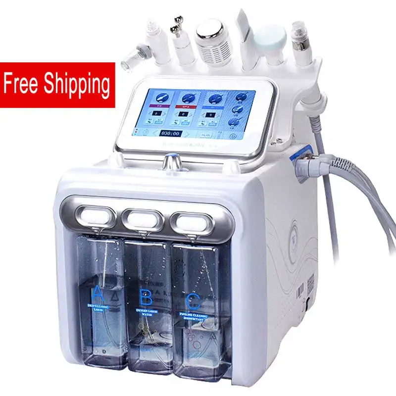 6 в 1 водородный кислородный маленький пузырьковый косметический инструмент для