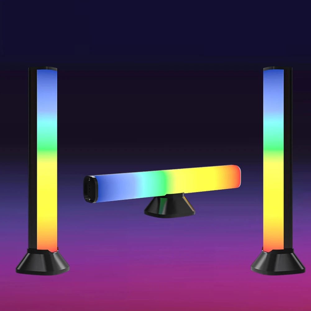 

Светодиодная RGB лента с управлением через приложение Tuya, цветной ритмичный светильник с активацией музыки, освесветильник для создания атм...