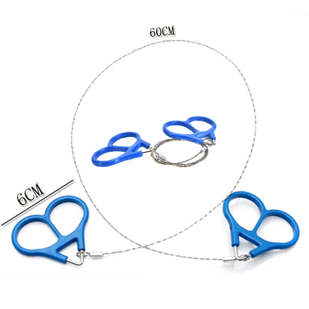 Уличная пластиковая стальная проволочная пила 60 см кольцевая прокрутка для