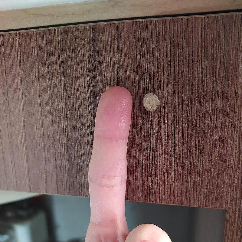 Силиконовые противоскользящие амортизаторы для бампера прозрачные