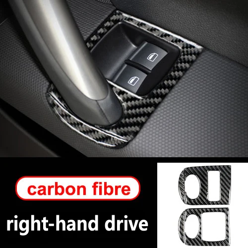 right-hand drive(D) Для Audi TT автомобильные стикеры s8n8j MK123 TTRS центральная консоль из углеродного волокна Воздушная Шестерня панель Выход Рулевое колесо аксессуары для салона автомобиля - Название цвета: right-hand drive(D)