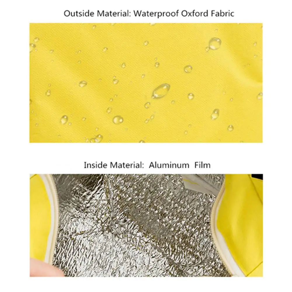 Fengdong Переносные сумки для обедов женщин сумка-холодильник Детская Изолированная