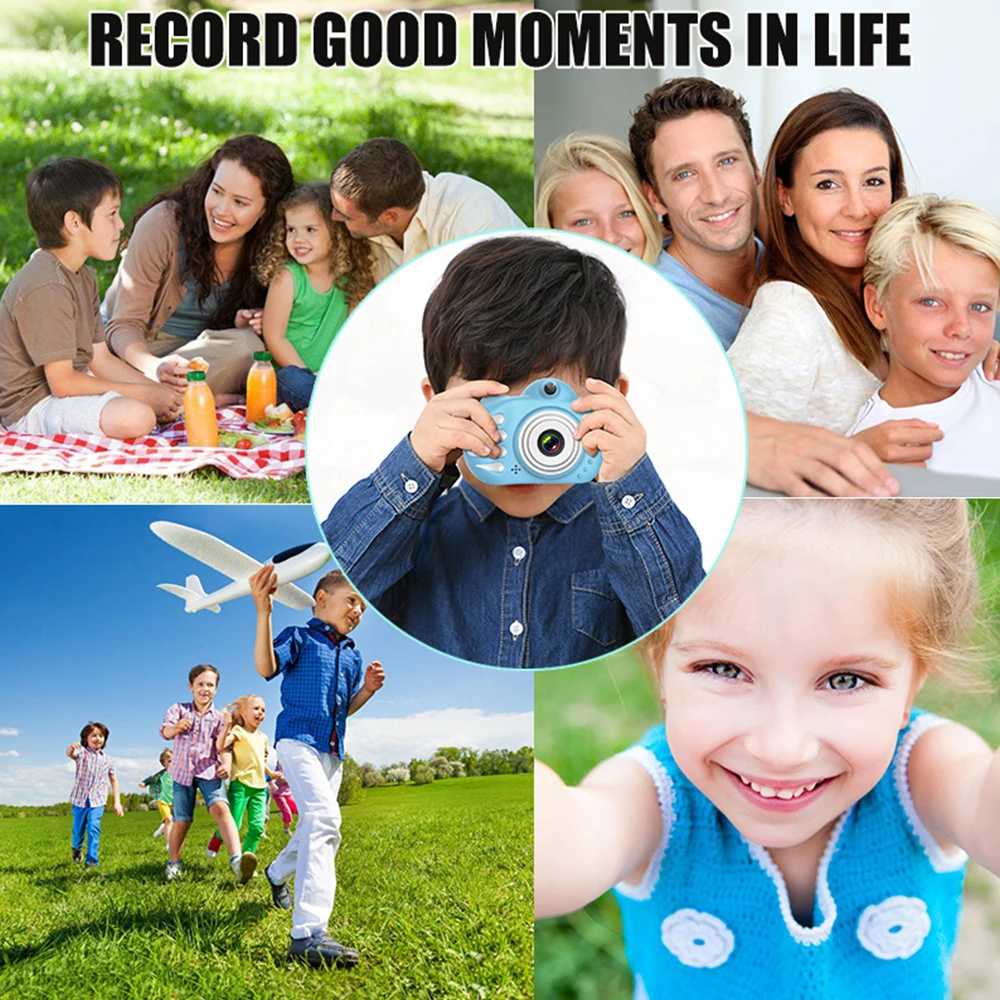 Детская камера с милым мультяшным рисунком вспышка 20 МП HD мини цифровая детские