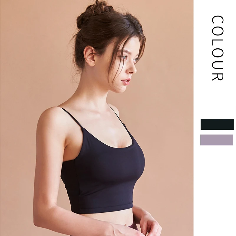 Спортивный бюстгальтер для йоги Быстросохнущий топ бега занятий спортом