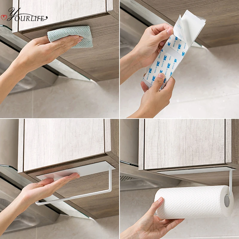 OYOURLIFE держатель для бумажных полотенец из углеродистой стали настенный рулонной
