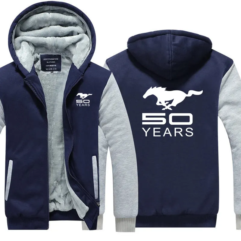 Мужская зимняя толстовка с капюшоном на молнии | одежда