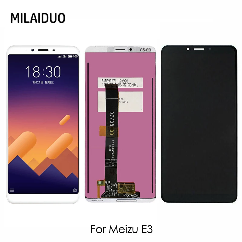 ЖК дисплей для Meizu E3 кодирующий преобразователь сенсорного экрана в сборе Замена