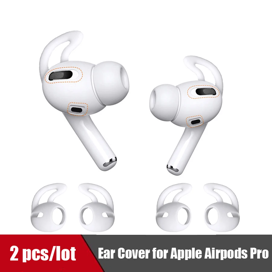 

2 шт. силиконовый чехол для наушников, чехол для Airpods Pro, противоскользящие мягкие наушники, колпачок для наушников для Apple Airpods Pro 3, аксессуары