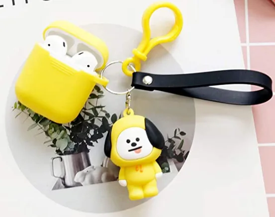 

Airpods1 / 2 protective cover Chaowang red soft silica gel Apple Bluetooth headset cover