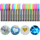 Набор гелевых ручек с блестками, 12 шт.лот