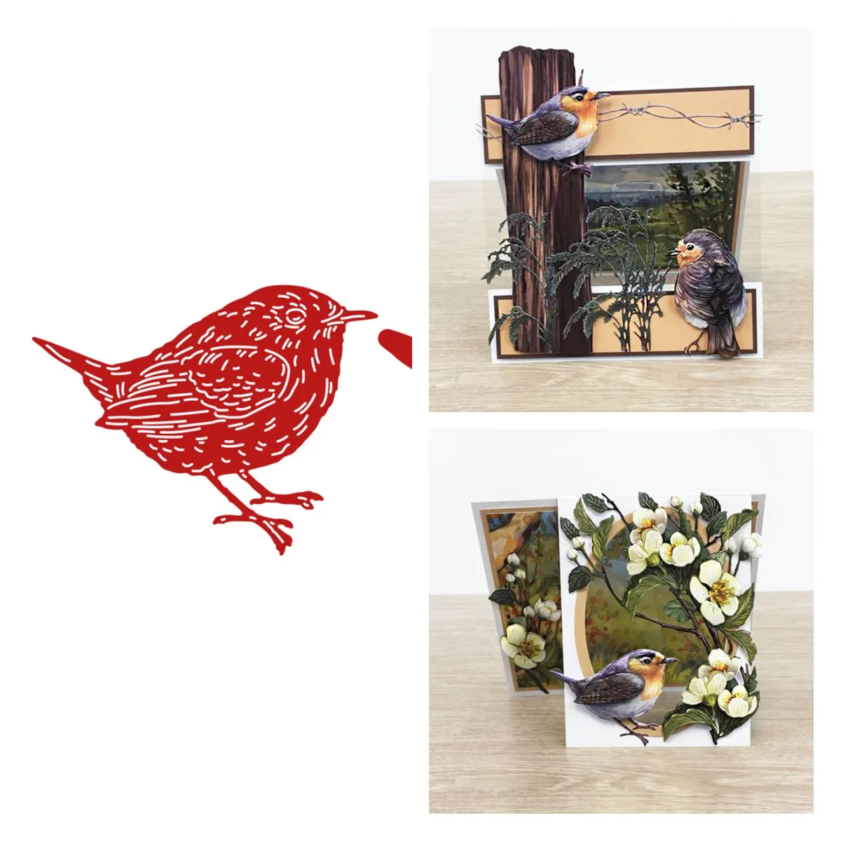 

Bird Animal Scuttle Die Metal Cutting Dice And Stamps Stencils For Scrapbooking Stamps Embossing Mold Diy Paper Cards Albums