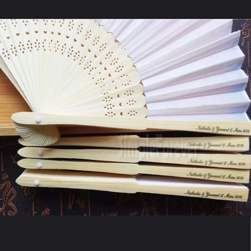 

Personalized Luxurious Silk Fold Hand Fan In Elegant Laser-Cut Gift Box+Party Favors/wedding Gifts+printing Hot Sale 100pcs/lot